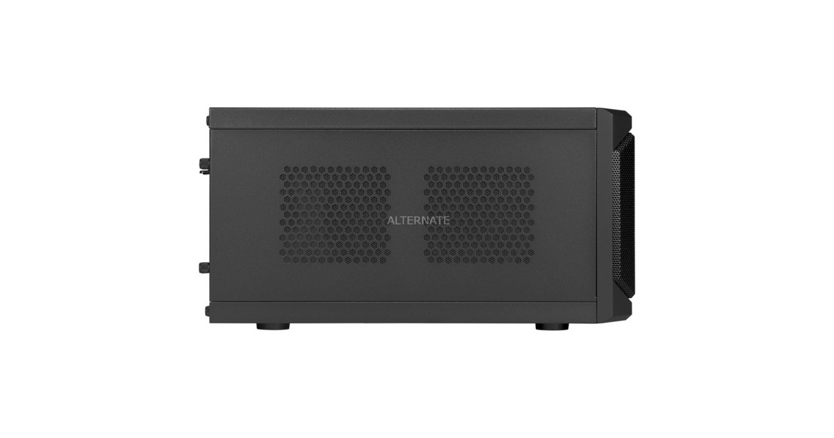SharkoonQB One desktop behuizing  (Zwart | 4x USB-A)