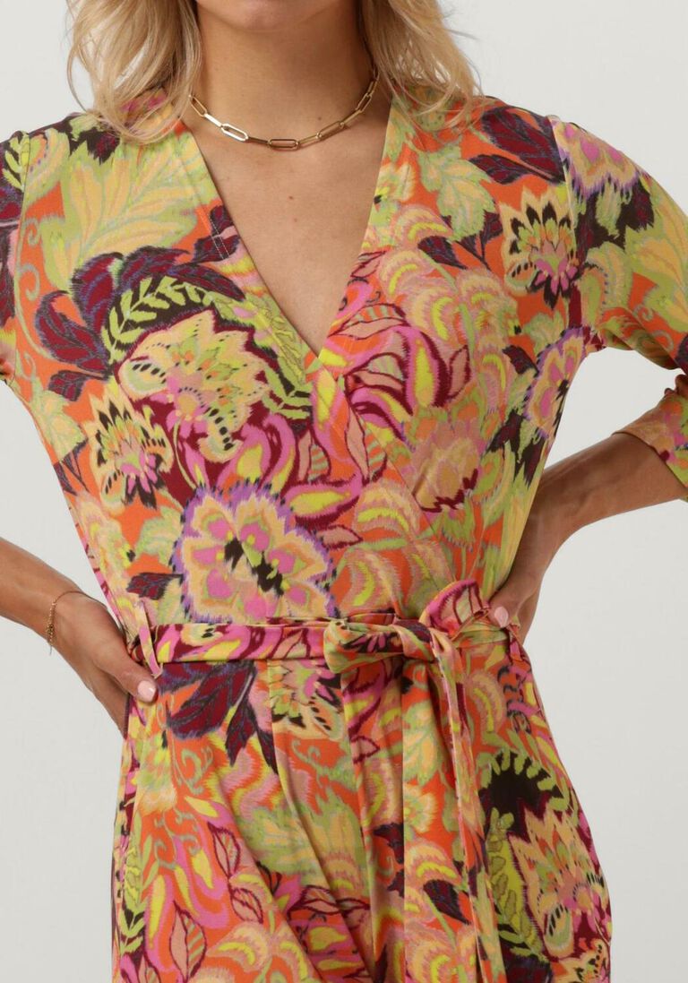 VANILIA oranje vanilia jumpsuit tropic floral jumpsuit