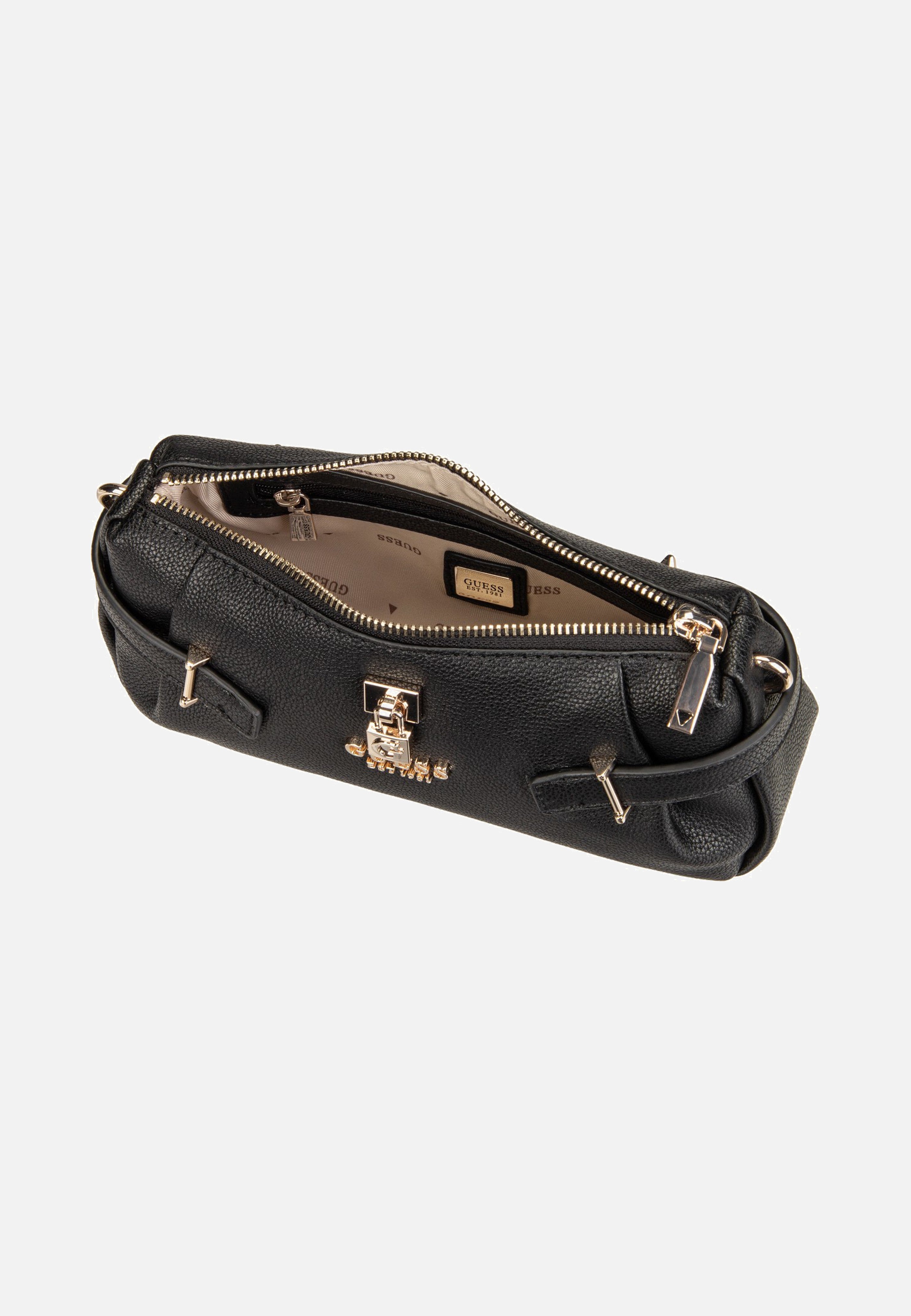Yesba Mini Top Zip Black - Umhängetasche