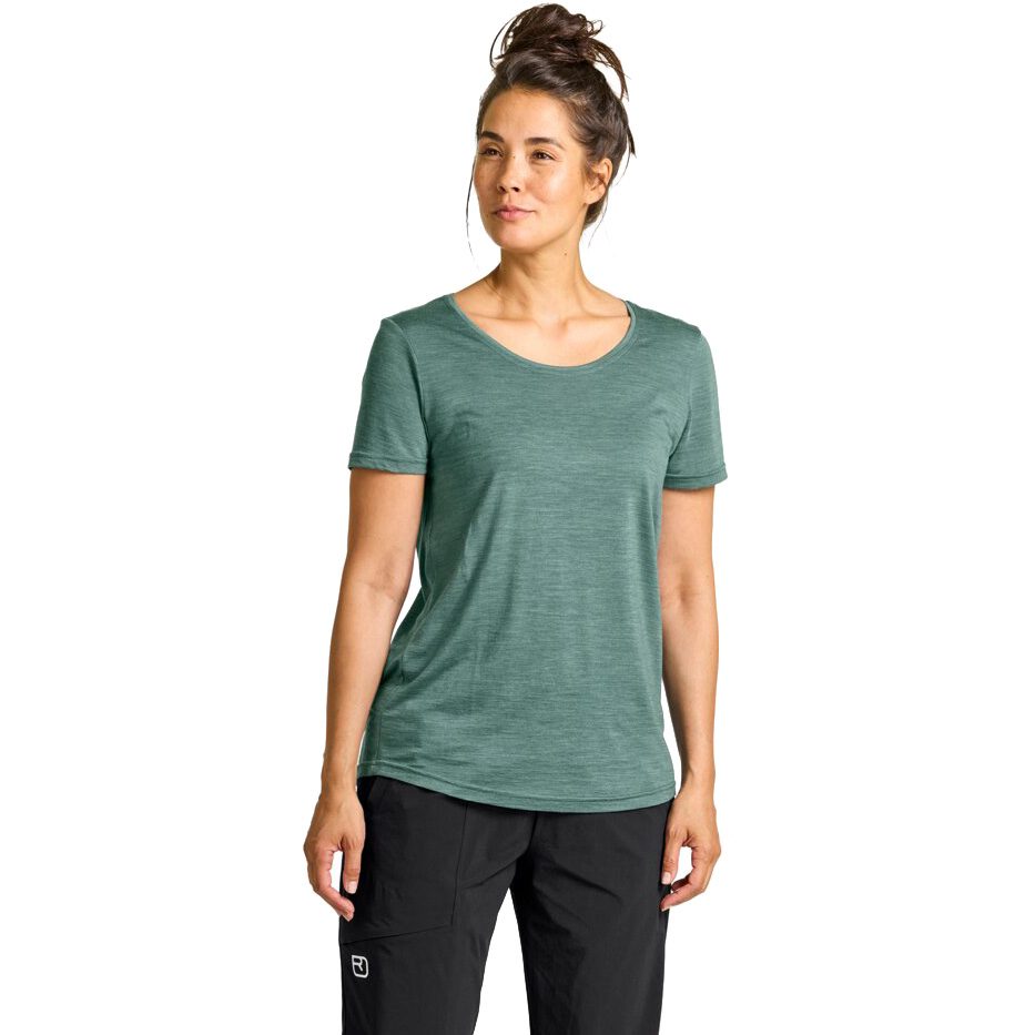 ORTOVOX 120 Cool Tec Clean T-Shirt Damen arctic grey