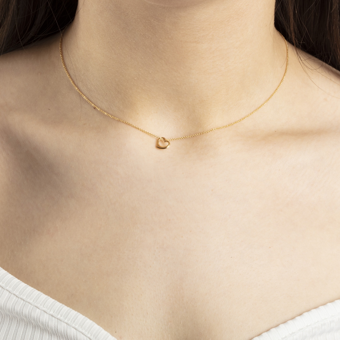 Anhänger 750/18 K Gelbgold Herz