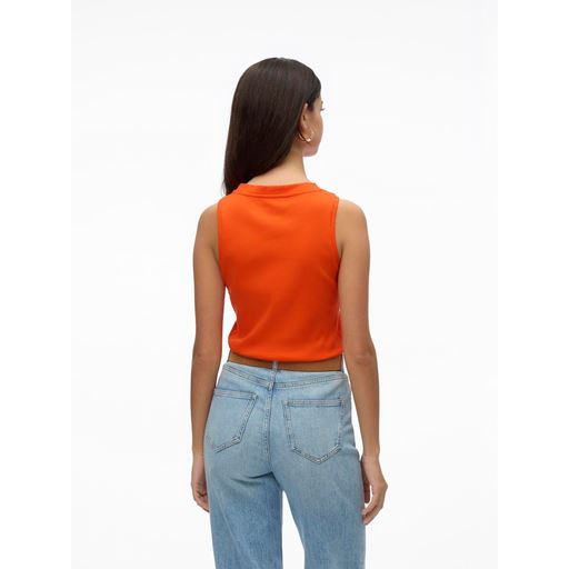 Vero Moda Lavender Top, Tangerine Tango, XL