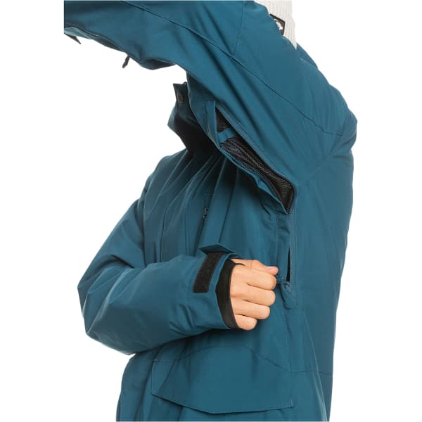 Veste de ski QUIKSILVER MISSION SOLID JK MAJOLICA BLUE
