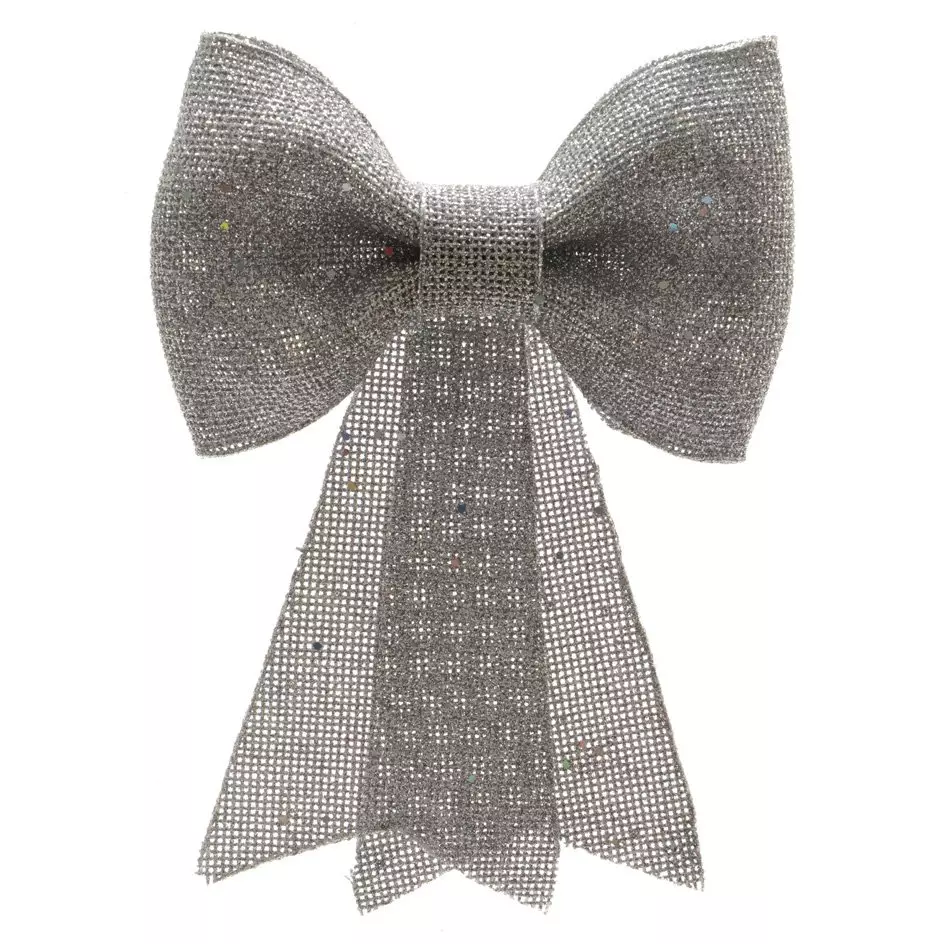 Grand nœud (H31 cm) Royal Argent