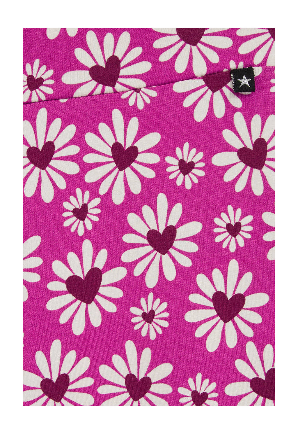 WE Fashion broek met all over print intense pink