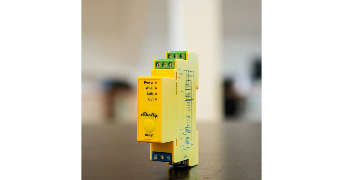 ShellyPro RGBWW PM controller  (Geel)