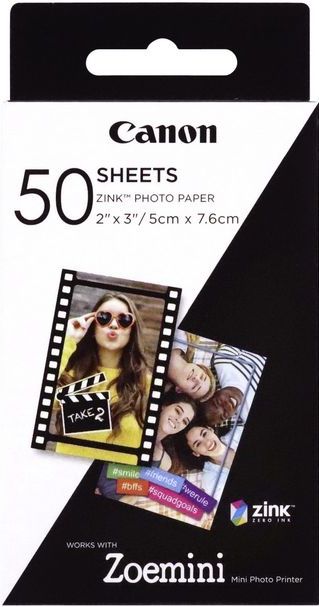Canon - ZINK Fotopapier - Wit - 5 x 7,5 cm - 50 Vellen