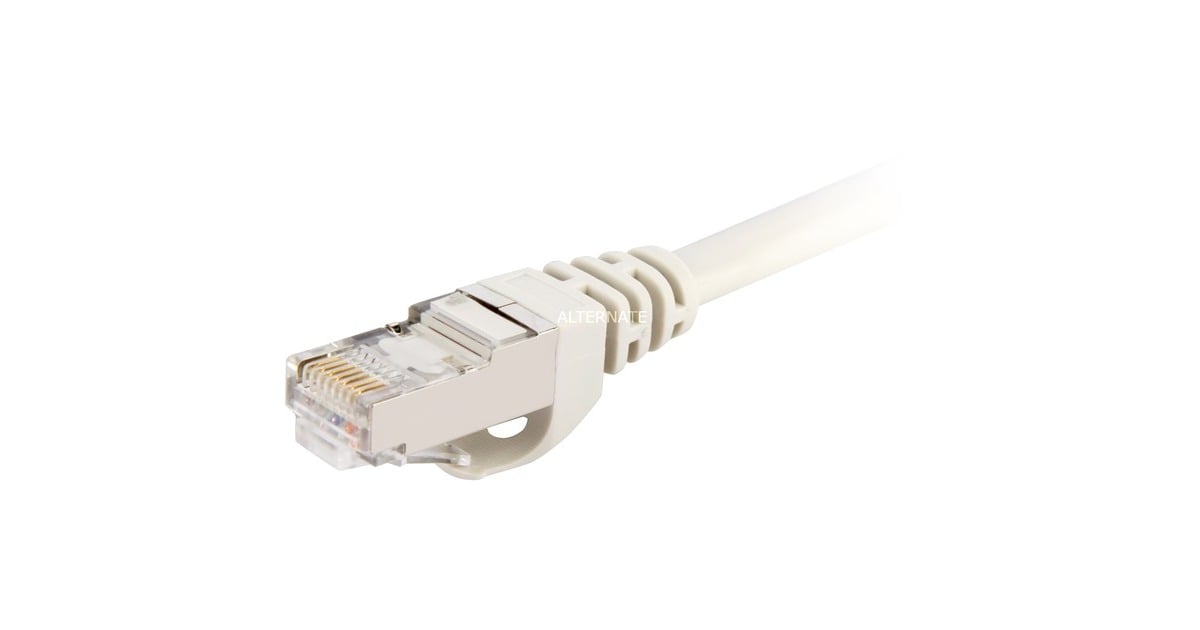 SharkoonPatchkabel SFTP, RJ-45 met Cat.6  (Grijs, 15 meter)