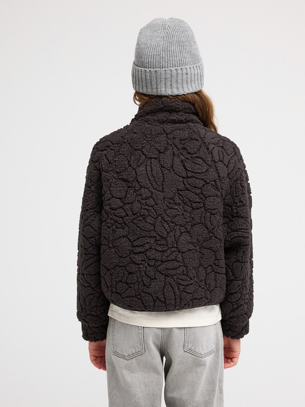 Blurry Cloud Polaire zippée Noir Fille 4-16