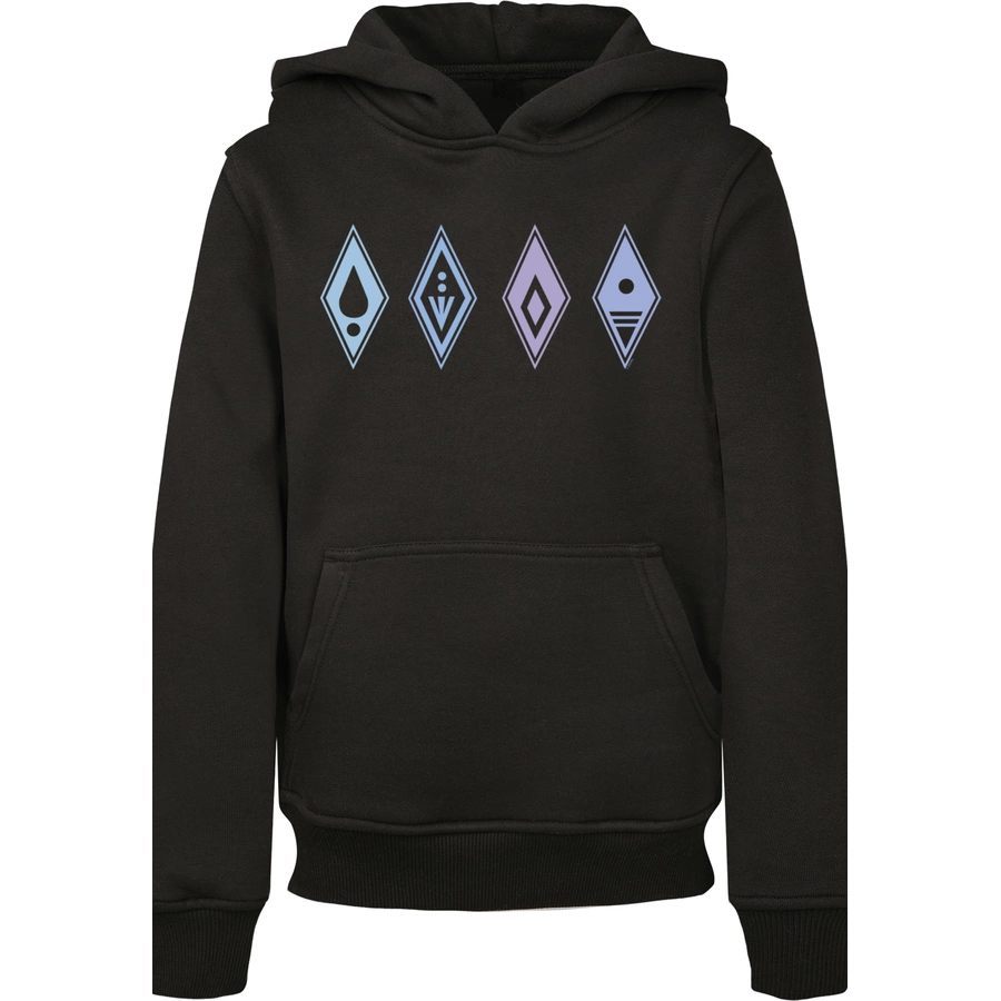 F4NT4STIC Hoodie  Frozen Symbols schwarz