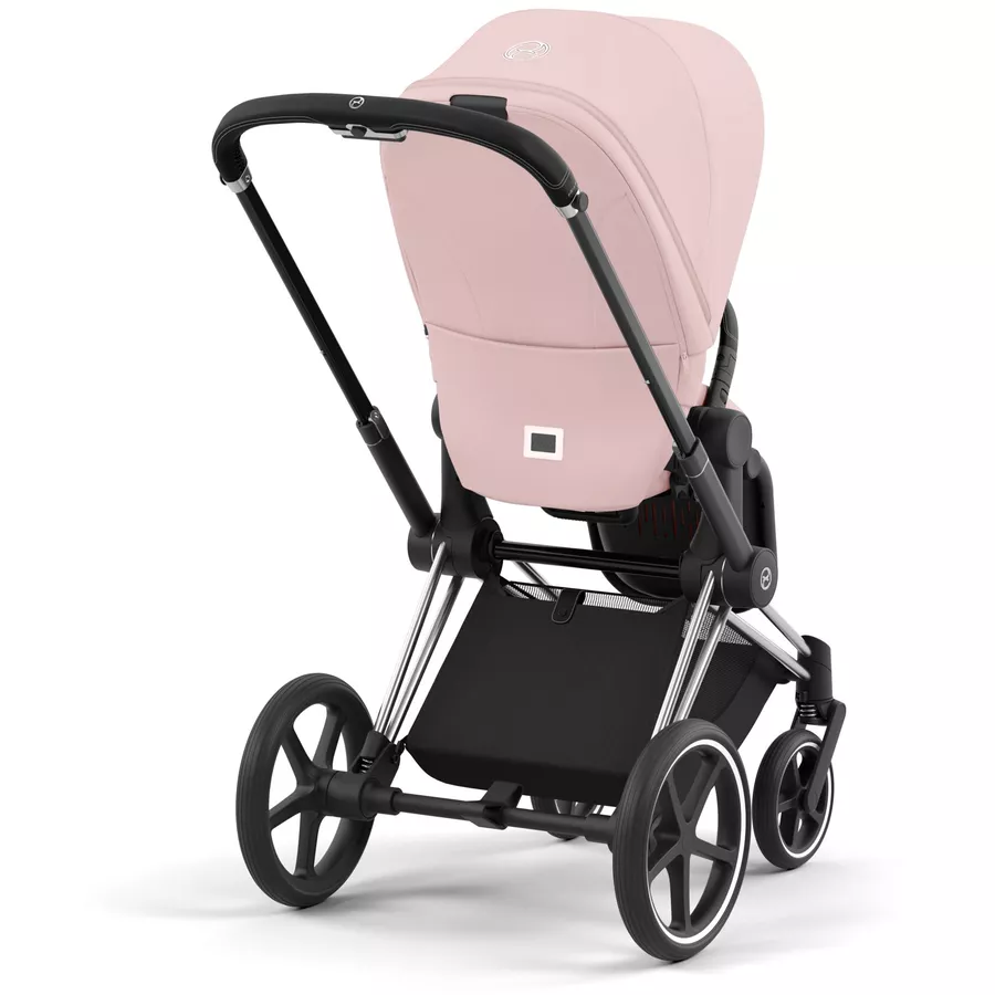 cybex PLATINUM Kombikinderwagen New Priam Chrome Black Peach Pink