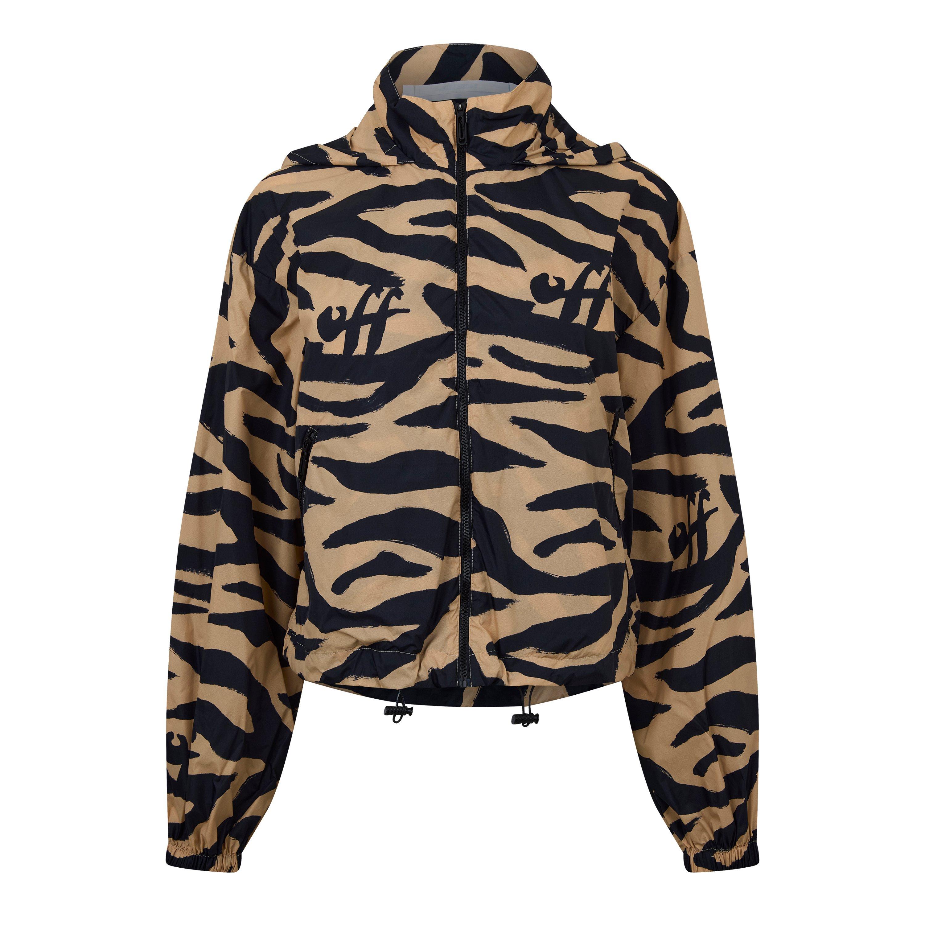 Off White Zebra Track Jacket