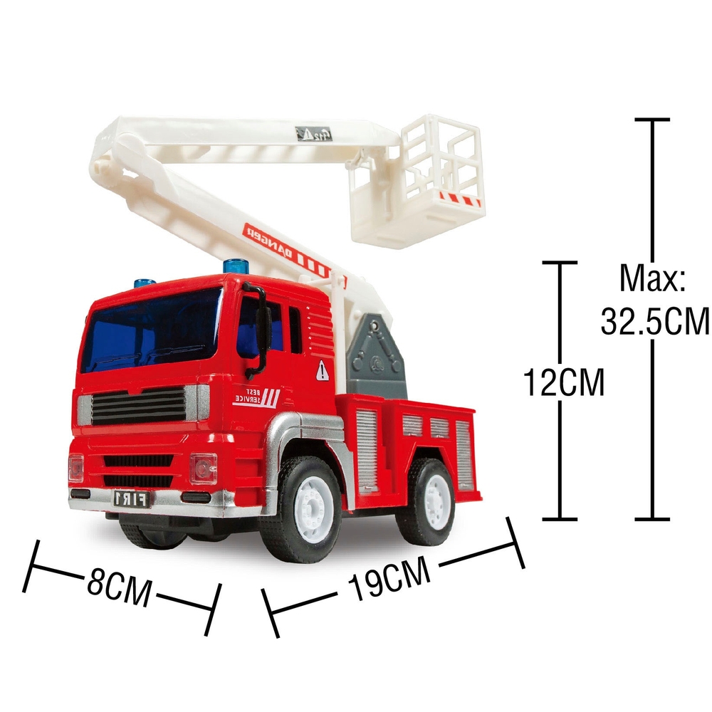 Super Wheelz Kleines Feuerwehrauto mit Licht und Sound