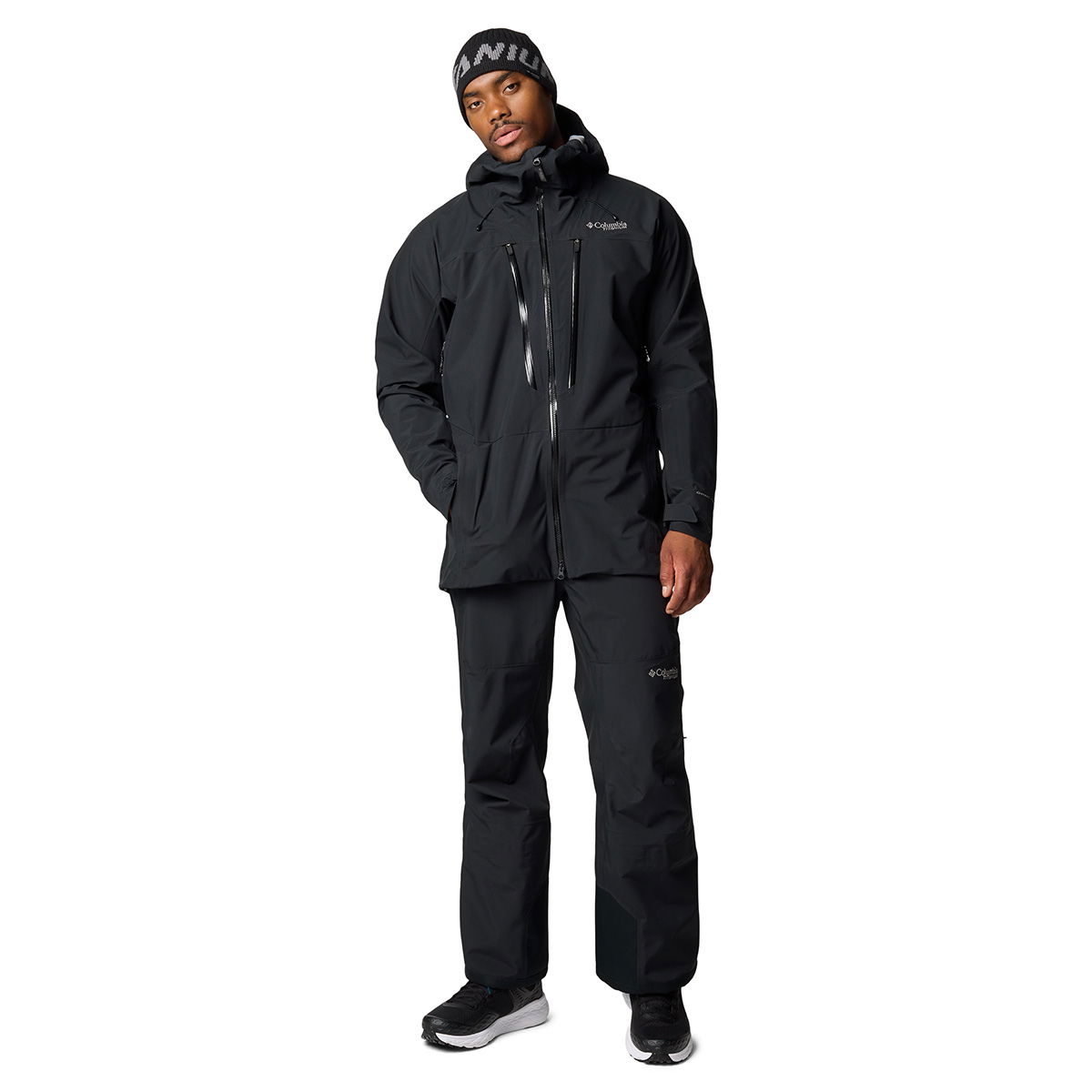 Columbia Platinum Peak II 3-lags skijakke, herre (Black)