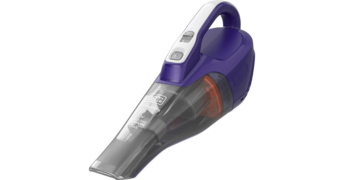 BLACK+DECKER18V 4IN1 PowerSeries Extreme PET steelstofzuiger + 12V PET Kruimeldief met dierenborstel Bundel  (Grijs/paars)
