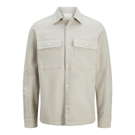 Jack&Jones Raymond Melange Solid Overshirt, Summer Sand, XXL