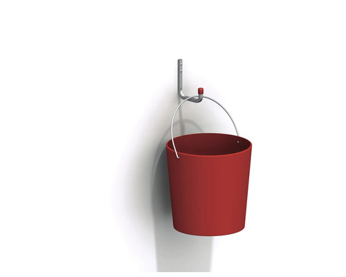 Alfer wandhaak type 3, draagvermogen 35 kg, D 80 x H 120 mm, blank aluminium