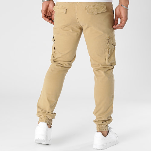 Lot De 2 Pantalons Cargo Gris Anthracite Camel