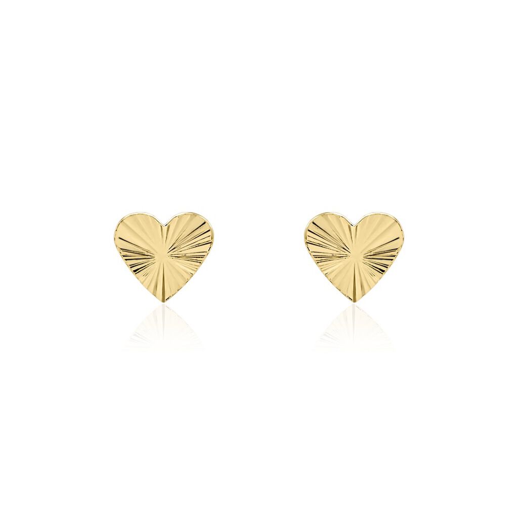 Boucles D'oreilles Puces Dollie Plaqué Or Jaune