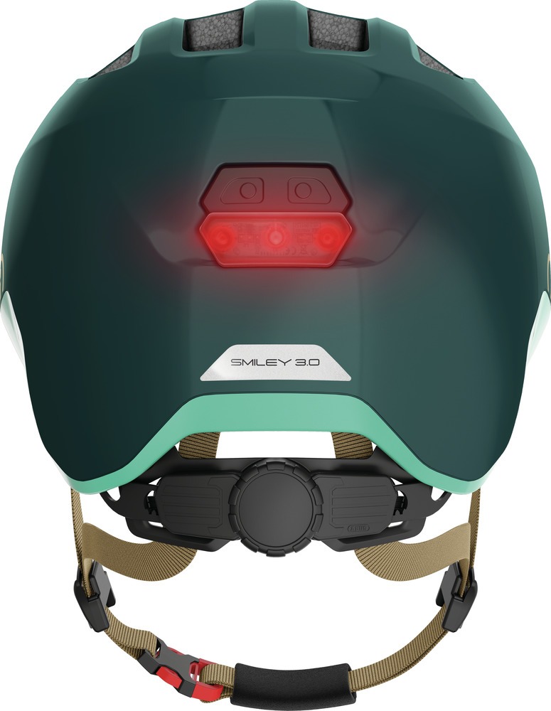 Abus Smiley 3.0 Ace LED Cykelhjelm Royal Green