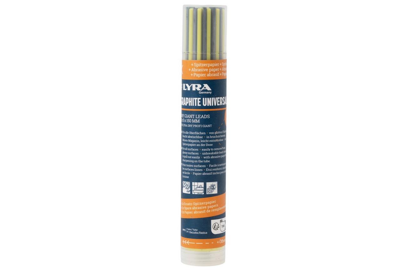 LYRA Dry Giant Leads L4479102 Refill Graphite Universal 2B, set van 12 vullingen