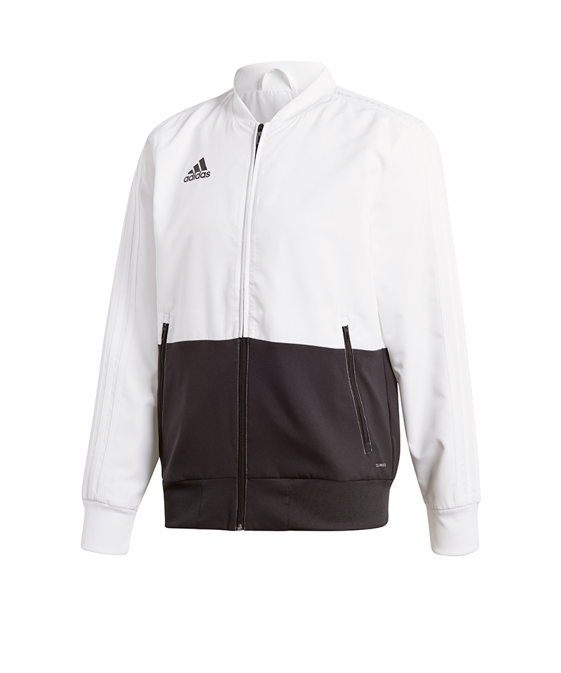 adidas Condivo 18 Präsentationsjacke Weiss Schwarz