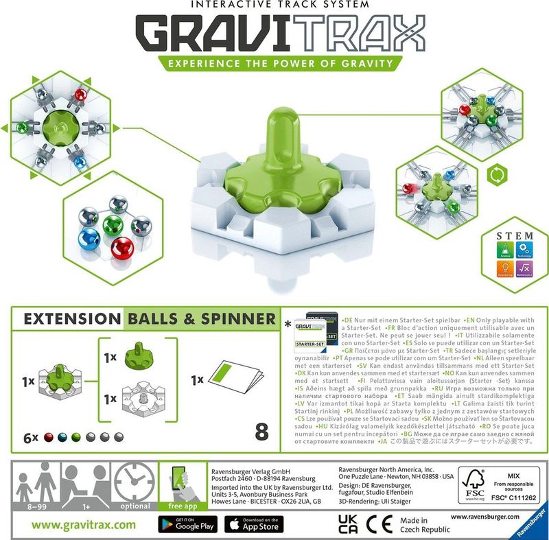 GraviTrax® Balls & Spinner Uitbreiding - Knikkerbaan