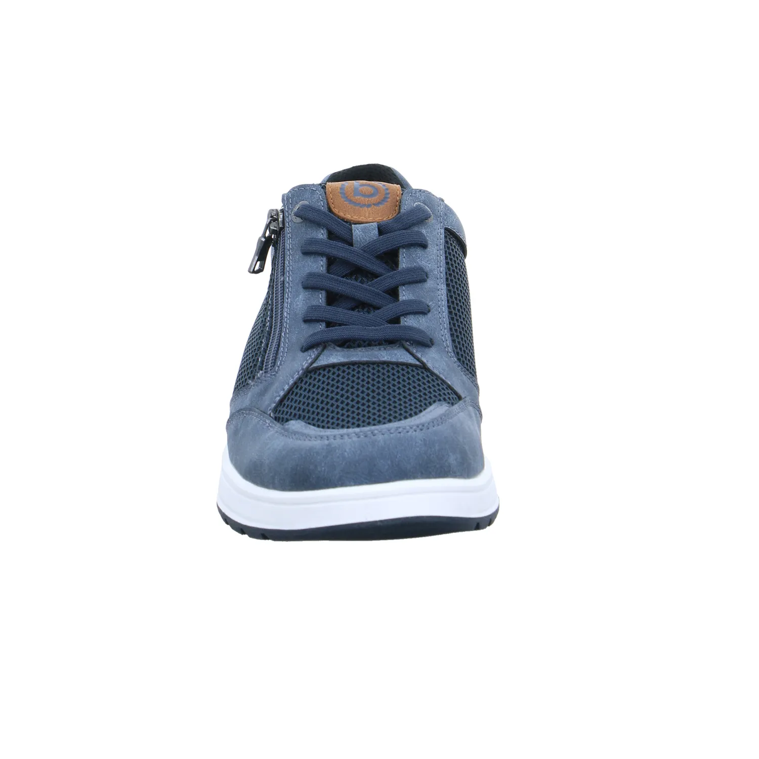 BUGATTI SHOES Halbschuhe Sneaker Stoff Blau Lederimitat
