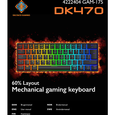 Deltaco DK475 gaming keybaord
