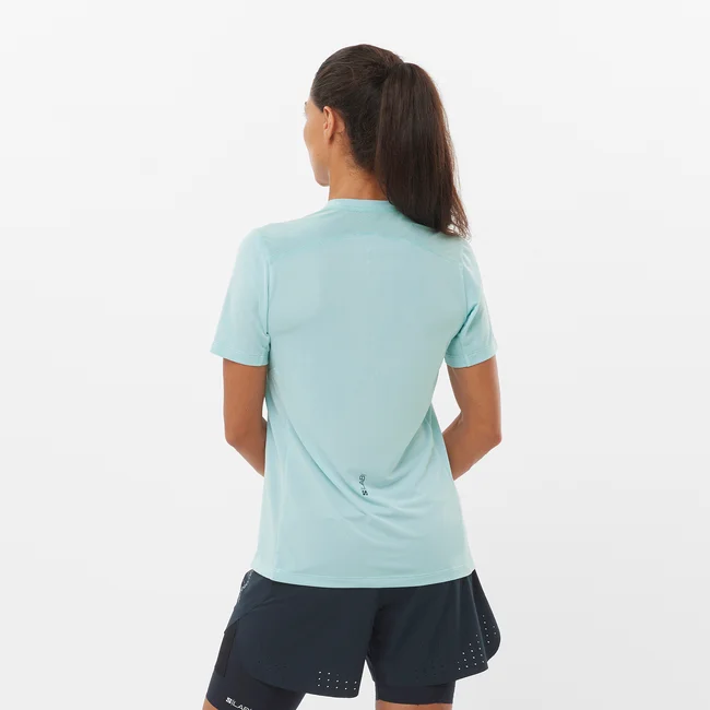 S/LAB SALOMON ULTRA  Kurzarmshirt Damen CAMEOBLUE