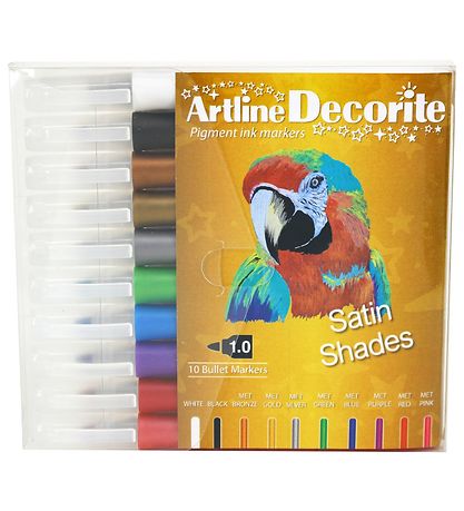 Artline Tuschen - Decorite - 10 st. - Satin