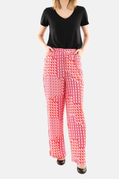 Pantalons lola casademunt ls2414028 238 rojo-lila