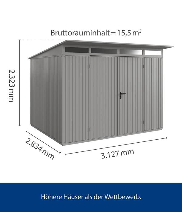 Hörmann Berry-Gerätehaus Classic-P Typ 3,