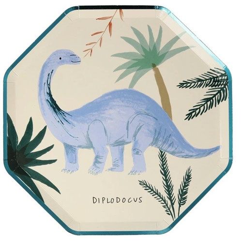 Meri meri bordjes dino's - small - 8st