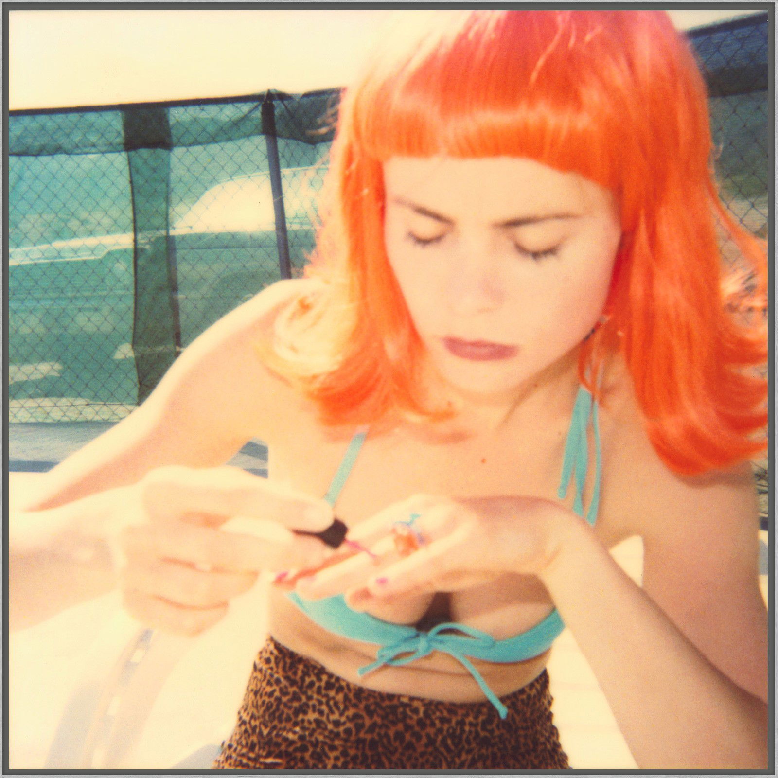 Radha doing her nails by Stefanie Schneider - Petites - Small Open Edition.