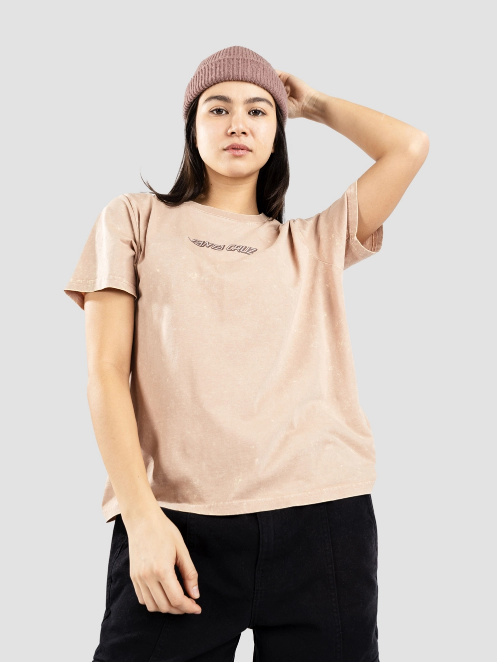 Santa Cruz BT Tonal Wave Dot T-Shirt taupe
