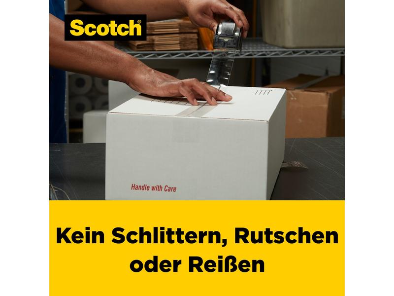 Scotch Verpackungsband Box Lock 48 mm x 50 m, 3 Rollen Verpackungsklebeband