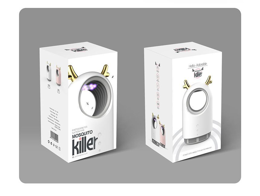 HOMTEC - Hertenhoorn USB oplaadbare muggenzapper
