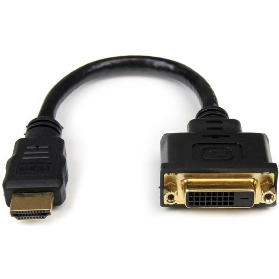 StarTech.com Câble adaptateur vidéo HDMI vers DVI-D de 20 cm - HDMI mâle vers DVI femelle