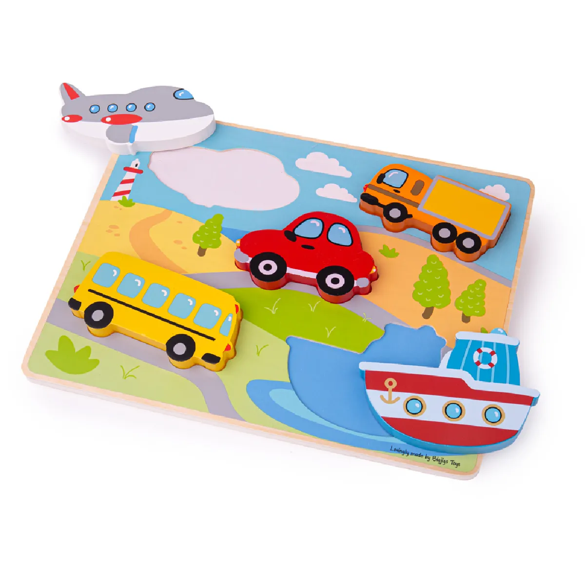 Bigjigs Toys Gros Puzzle Transport