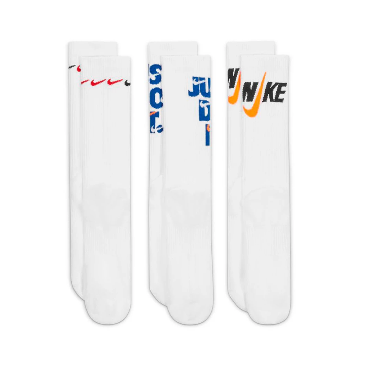Meias Nike Everyday Plus Cushioned Crew (3 Pares)
