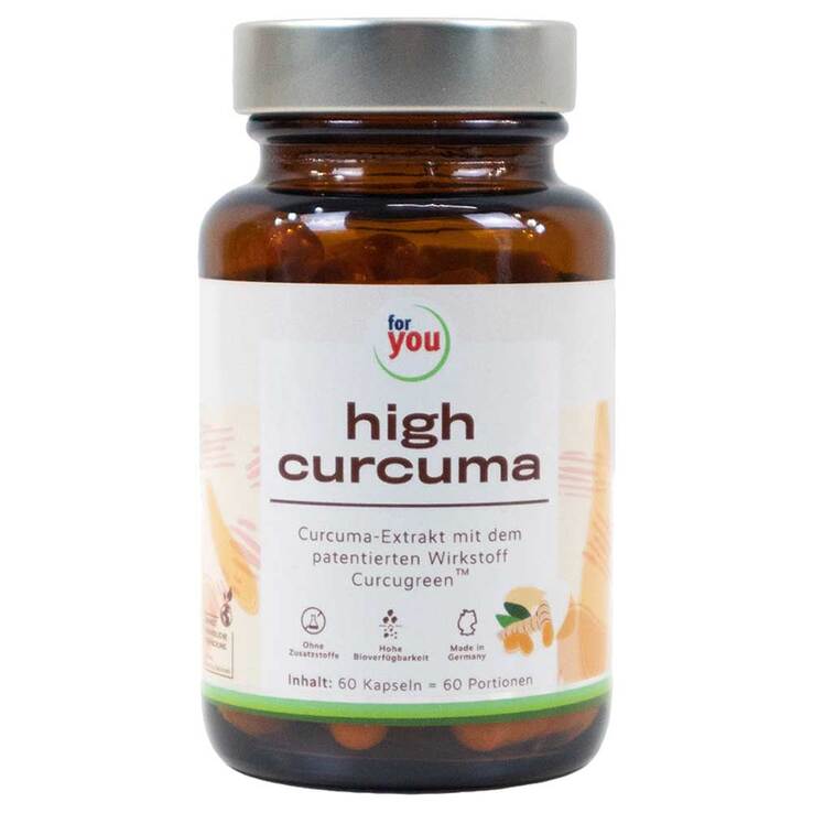 For You high curcuma Kapseln, 60 St