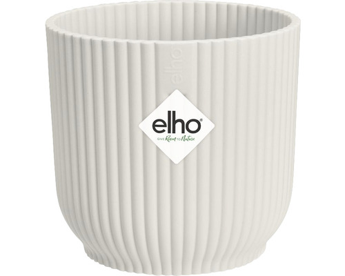elho Vibes opvouwbare ronde mini plantenbak, kunststof, Ø 7 cm, H 6,5 cm, wit