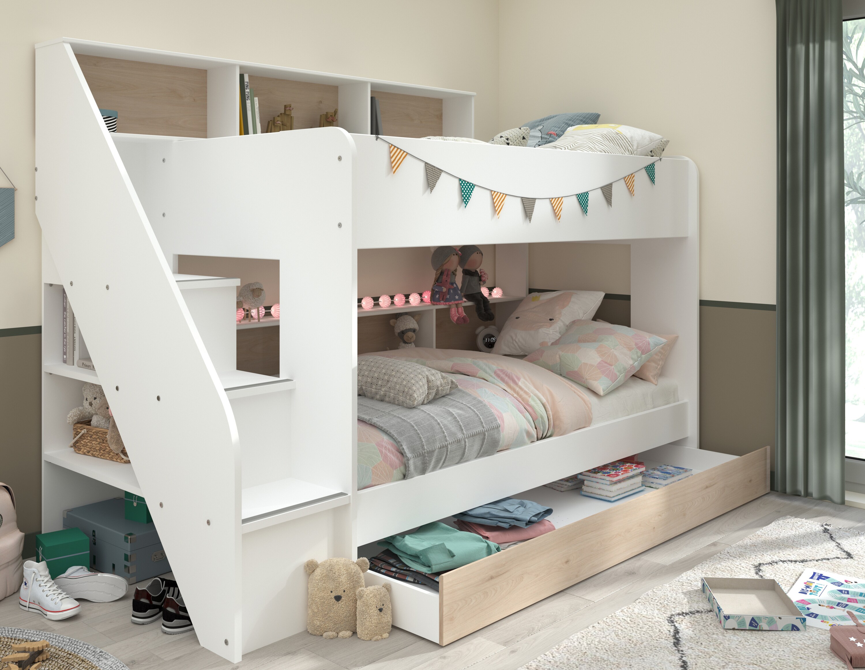 Parisot Etagenbett mit Schubkasten 