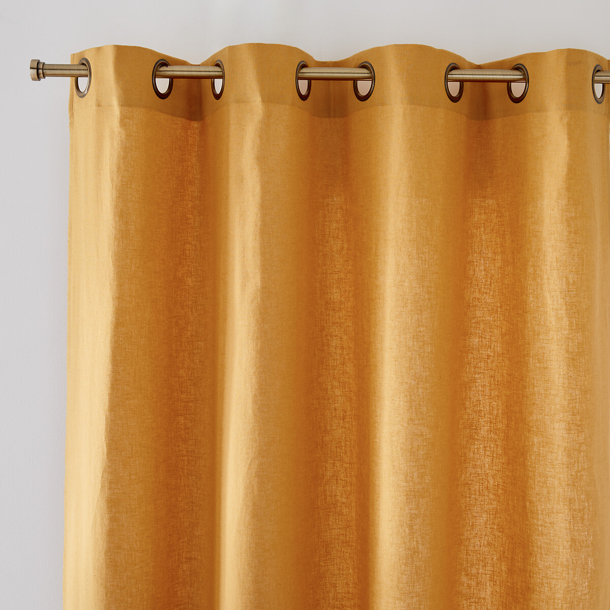 LA REDOUTE INTERIEURS<br>Cortina de meio linho com ilhós, Lincot