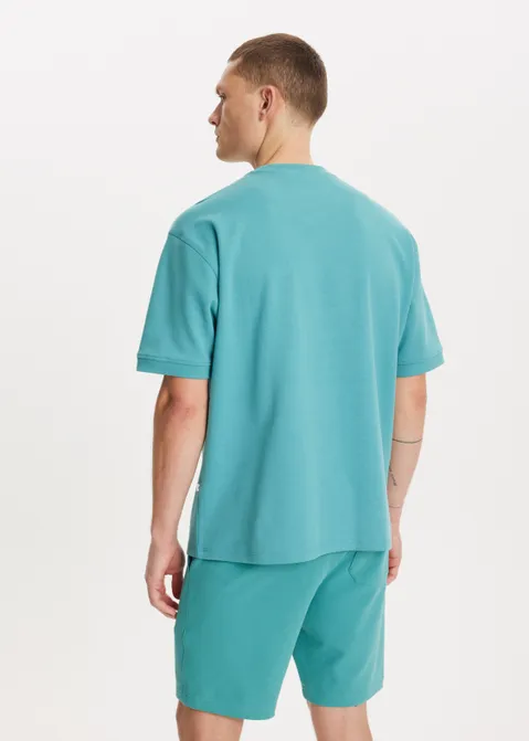 Loose fit t-shirt blauw (TURQ.D)