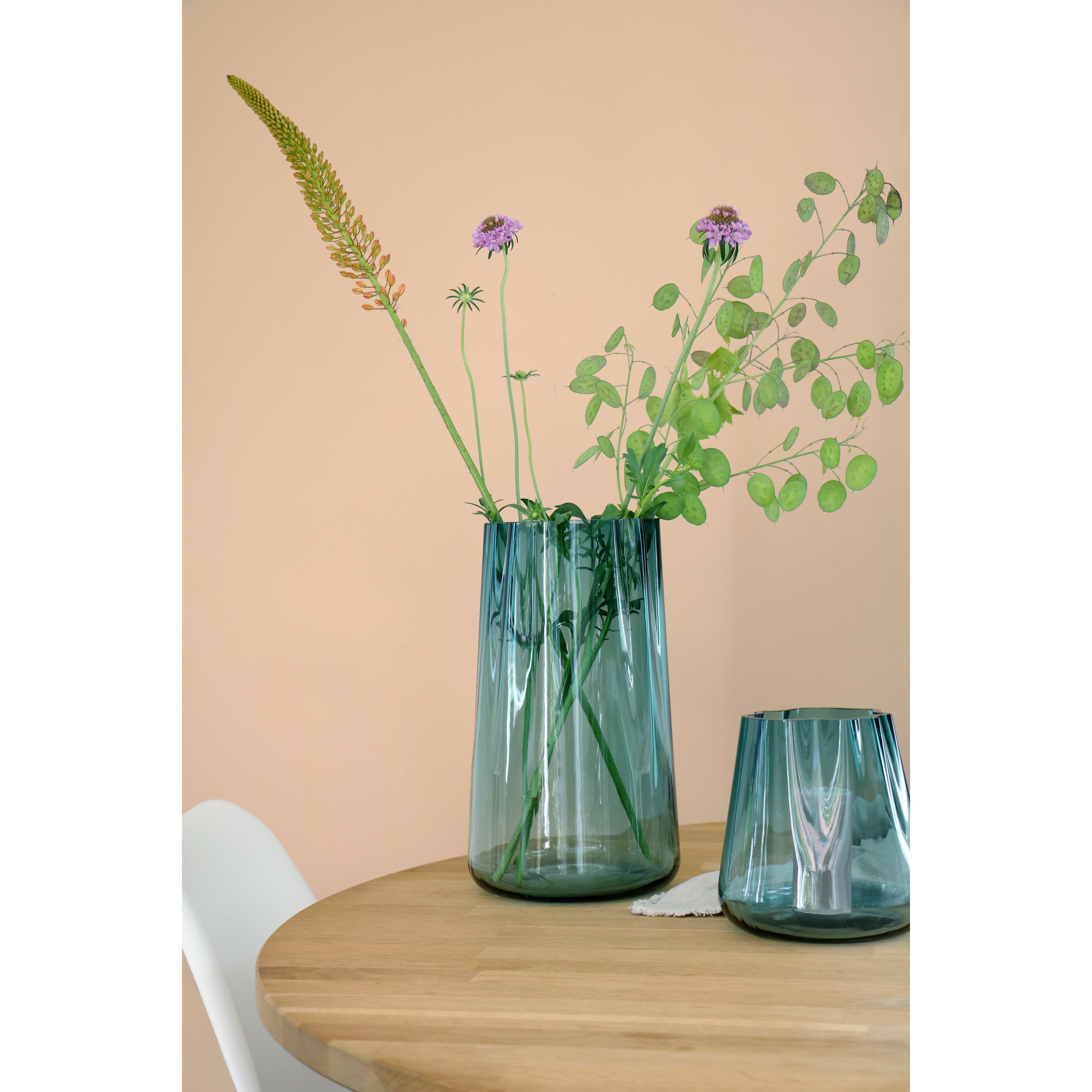 Vase The World - Parana L Ocean blue