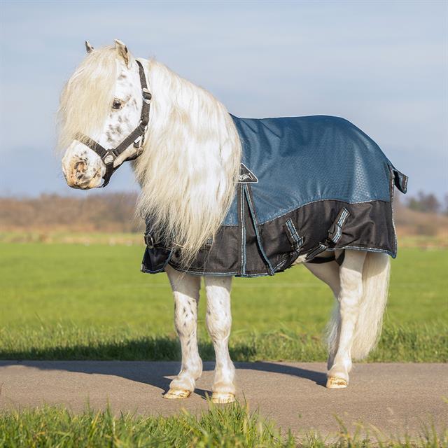 Deken QHP Turnout Collection Falabella 50gr Blauw