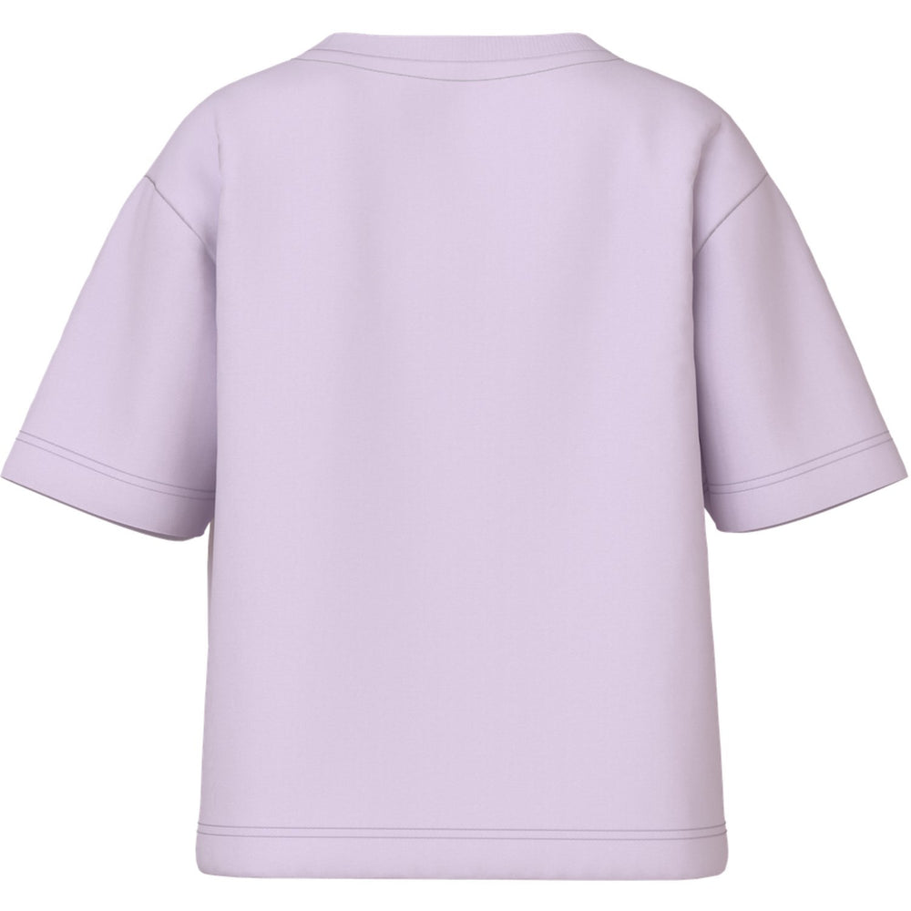 Køb Name It Lavender Fog Bunny Nmfvilinse Ss Nreg Kort Top