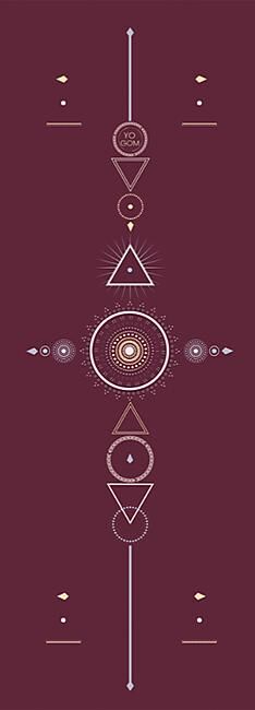 YOGOM - TAPIS DE YOGA PERFORMANCE SAMADHI RAISIN